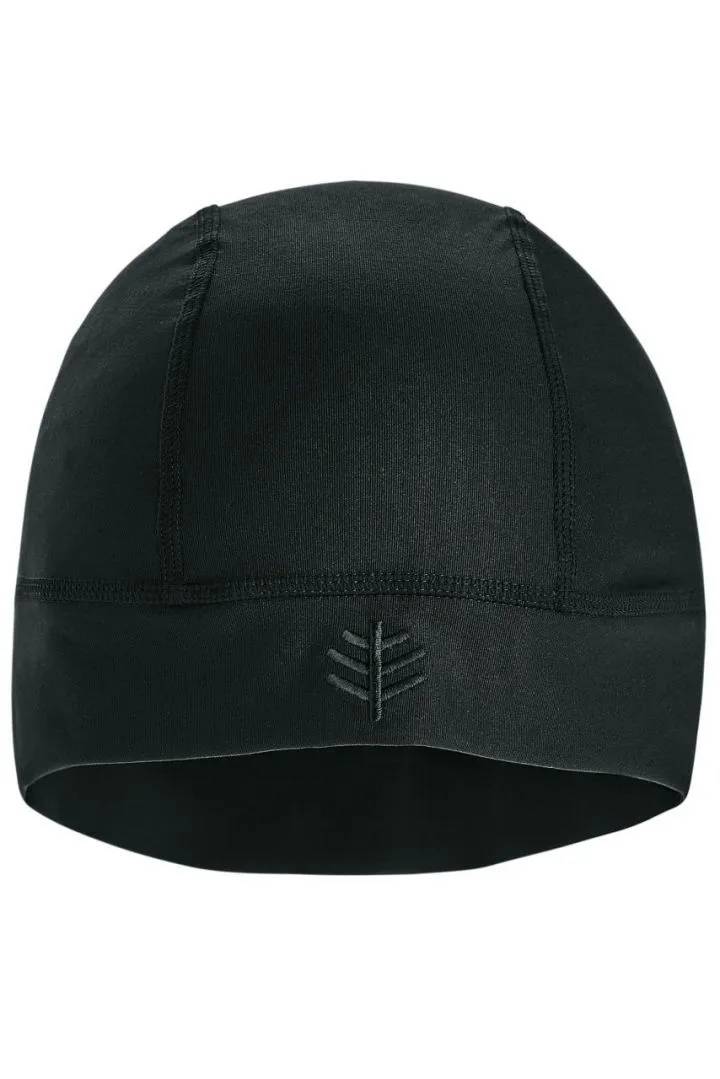 Coolibar - UV-zwemmuts unisex - Zwart